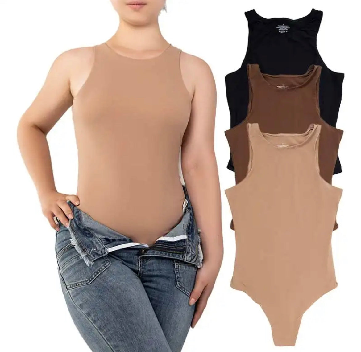one-piece sleeveless body shapewear – ALARA SELECTION